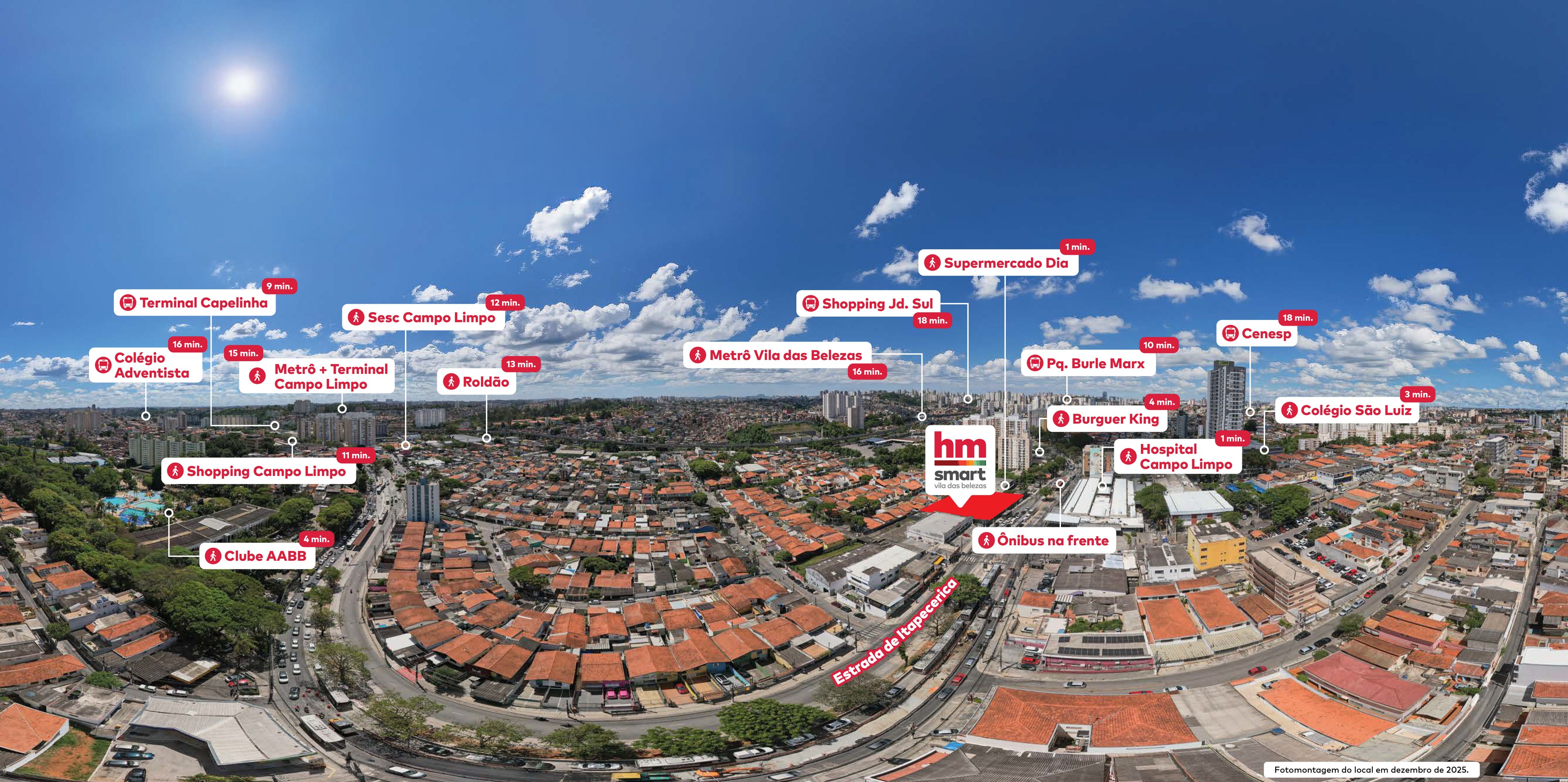 HM Smart Vila das Belezas — localização